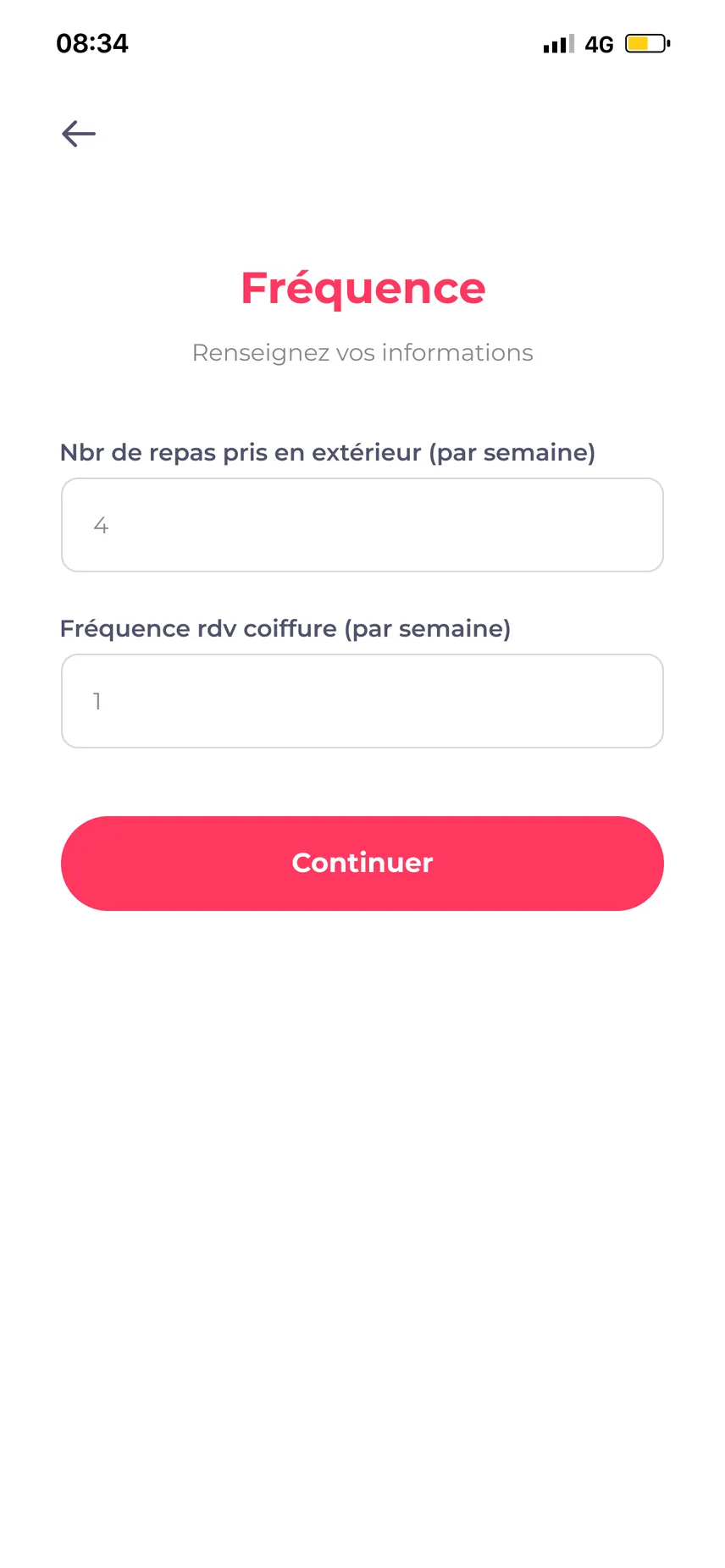 Fréquence des repas et rendez-vous coiffure